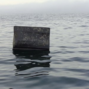 NOTE: This is NOT a navigational aid! Just more junk floating around in Puget Sound.