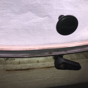 I job welded over rods to hopefully stop leak?