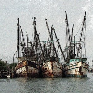 Shrimpboat basin, with effects
