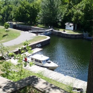 15.) 2nd night at Jones Falls lock 39