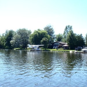 42.) Float plane on the Rideau