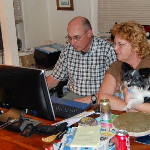 Nick showing Judy Valkyrie Photos on C-Brats Album