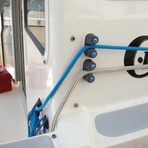 Media 'Sea Angel Dock Line System with HARKEN Cam-Cleats with color cam caps added. All dock lines are 25'long.' in album 'Sea Angel Dock Line System with HARKEN Cam-Cleats with color cam caps added. All dock lines are 25'long.'