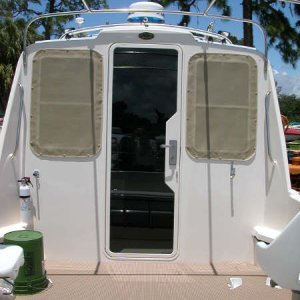 This is the new all glass door.