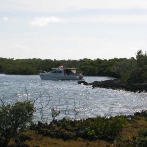Just outside of "hurricane hole"