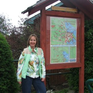 Caryn in Ganges, Saltspring Island