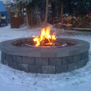 New fire pit