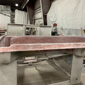 Media 'View from the Stern Forward!' in album 'This is the 23 Venture Hull being laid up in our lamination shop.'