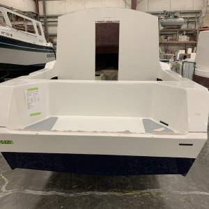 Media 'Aft Forward View' in album 'This is the 23 Venture Hull being laid up in our lamination shop.'