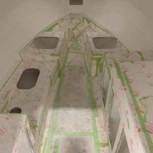 Cabin Interior Painted