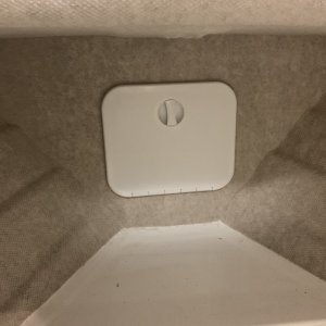 Imtra hatch in V-berth