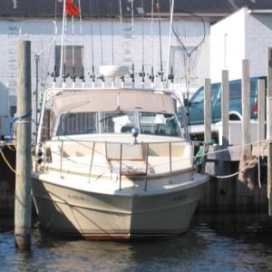 One can't have too many fishing poles when you fish for salmon in the Great Lakes.