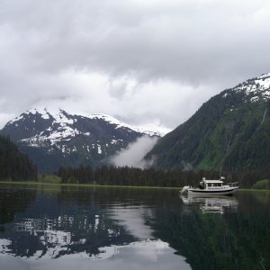 anchorage in red bluff bay, baronof island