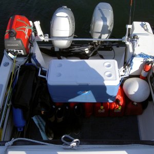 set up for running generator on the go