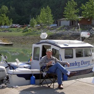 gathering energy for loading boat at skagway