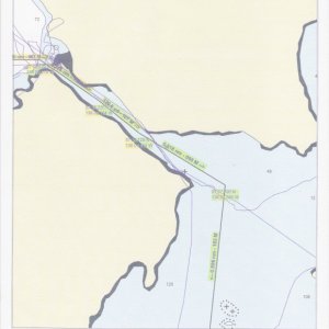 Media 'Chart copy of boat tracks between Anna & Sister Lakes-Chichogof Wilderness' in album 'black bear cub rolling rocks'