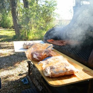 Ribs on the rack