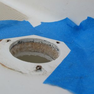fill removed, dry core