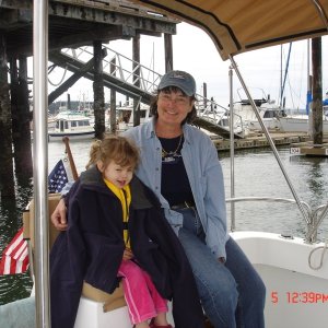 Tim & Julia's youngest daughter
 with Linda (ISLAND RANGER)