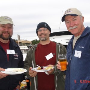 Media 'Ron (MEANDER) 
Carl aka Sarge (GIGI) 
 Russ aka Sportner 
    (TRAVELER)' in album '4 May 2007 Bellingham:
R-MATEY is ready to go
 to Lopez Island'