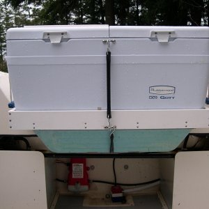 Cooler Rack on 22' Cruiser