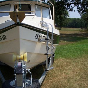 Boarding Ladder, Side View.