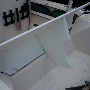 New transom table for Foggy Dew