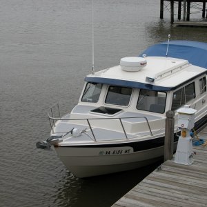 (Sea Angel) Smithfield Station Marina, VA Just before T\'Storm