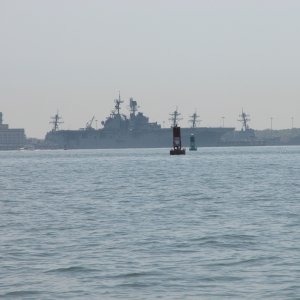 Media '(Sea Angel) Right at home and standing by' in album '(Sea Angel) Sweet ride south down the James River from the Pagan River to the James River Bridge as we approach the Newport News Shipyard and coal piers'