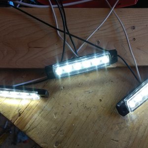 3 LED pods for inside the gallery cabinet