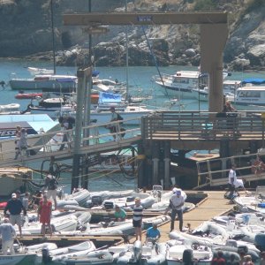 Media 'Twin Harbors dinghy dock get's a bit crowded at times' in album 'C-Brats on a string line'