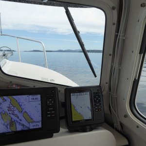 Flat calm in Trincomali Channel