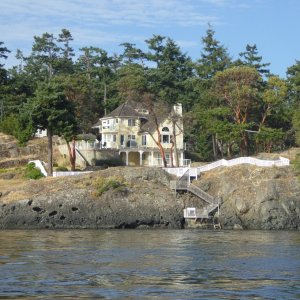 Nice house on south end of South Pender Island