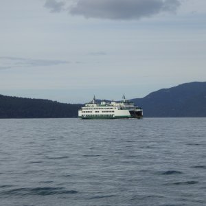 WSF San Juan Island ferry heading from Lopez back to Anacortes