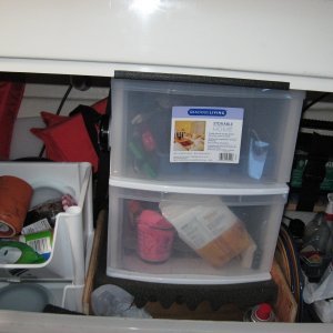 Stackable drawers in ply holder