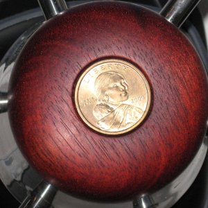 Gorgeous Helm hub.  Gift from Roger (Dreamer).   Sacajawea, interpreter and guide for Lewis and Clark expedition