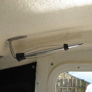 paper rack from Walmart  geared one hand operation