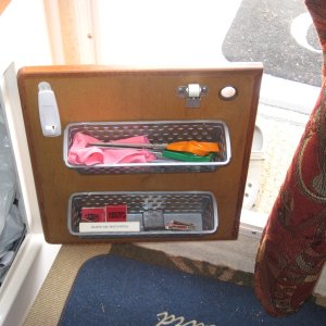added storage lightweight drawer dividers from a dollar store