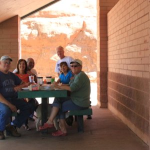 Lunch stop on the way to Lake Powell.