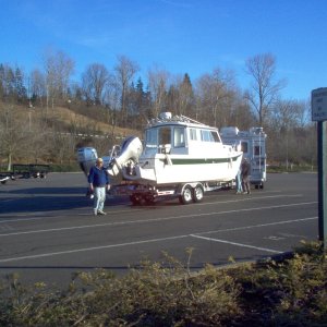(Cygnet) Sea trials complete and back on the trailer