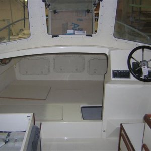 (Cygnet) Helm and view of bare berth