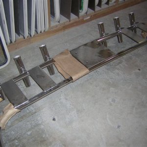 (Cygnet) Custom Radar Arch W/Six Rod Holders  and Four Antenna Mounts