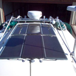 Added 2 more 15 watt solar panels,  total of 90 watts now
