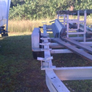 Relocated bunk brackets