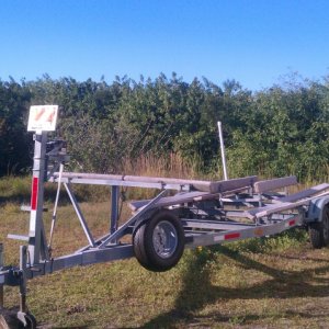 Media 'FOR SALE:  this is the trailer I was using with ARGO.  It is a 2000  24' tandem galvanized Majic Tilt trailer.  I put it on Craigslist for $1499.00 but will consider a reasonable offer.' in album '2000 Float On Cat Trailer'
