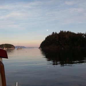 Moon Rise from Sucia Island
