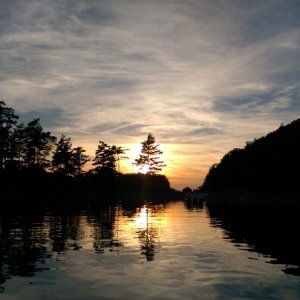 Sunset from Sucia Island