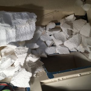 017 so much styrofoam!