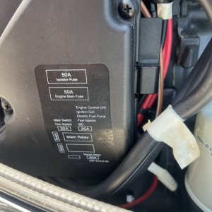 Yamaha 150 Electrical panel