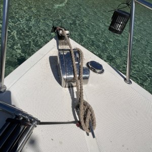 Bow Roller and anchor use